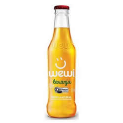REFRI L NECK LARANJA WEWI 255 ML 6 UNIDADES